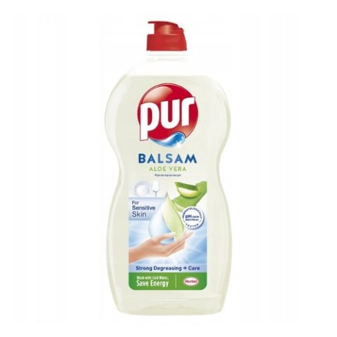 PUR Płyn do Mycia Naczyń Biały Balsam Aloe Vera Sekrety Pielęgnacji 1,2 l PUR Płyn do Mycia Naczyń Biały Balsam Aloe Vera Sekrety Pielęgnacji 1,2 l
