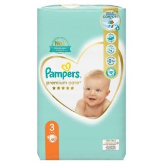 Pampers Premium Care Pieluchy Pampersy Rozmiar 3 Midi 6-10 kg 60 szt.