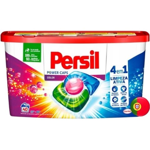 Persil 4w1 Power Caps Color Kapsułki do Prania Koloru 40 szt. (Portugalia) Persil 4w1 Power Caps Color Kapsułki do Prania Koloru 40 szt. (Portugalia)