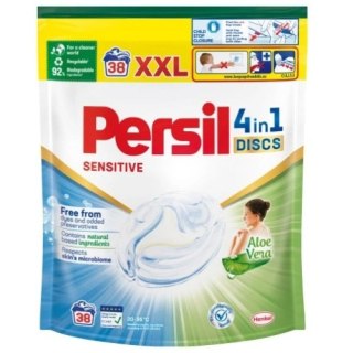 Persil Discs Sensitive Aloe Vera Kapsułki do Prania Białego z Aloesem 38 szt.