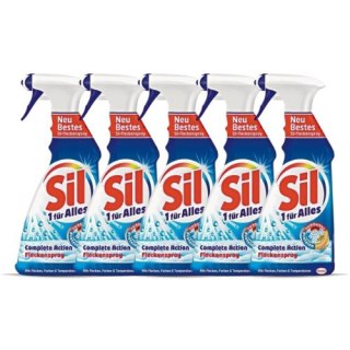 Sil Odplamiacz w Sprayu Wydajny Zestaw 5x500ml=2,5l (Niemcy)