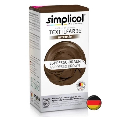 Simplicol Brązowy Barwnik Do Tkanin Espresso Braun (Niemcy) Simplicol Brązowy Barwnik Do Tkanin Espresso Braun (Niemcy)
