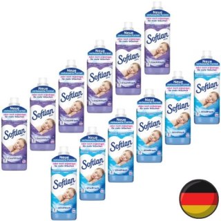 Softlan Zestaw Płyn do Płukania Tkanin 12 x 45 = 540 prań (Niemcy)