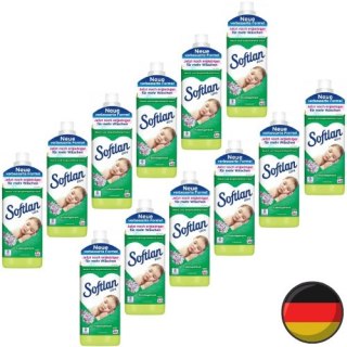 Softlan Zielony Zestaw Płyn do Płukania Tkanin 12 x 45 = 540 prań (Niemcy)
