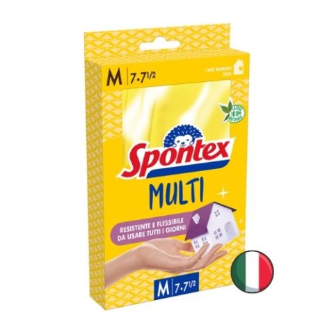 Spontex Rękawice Gospodarcze do Sprzątania Wytrzymałe M (Włochy) Spontex Rękawice Gospodarcze do Sprzątania Wytrzymałe M (Włochy)