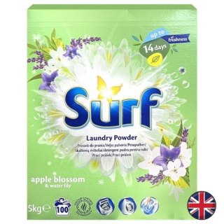 Surf Apple Blossom Water Lily Kwiat Jabłoni Lilia Wodna Uniwersalny Proszek do Prania 100 prań (Wielka Brytania)