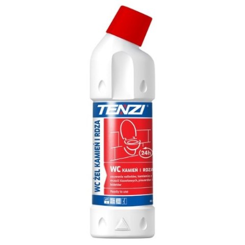 TENZI WC Żel do Toalet do usuwania kamienia i rdzy z toalet 750ml TENZI WC Żel do Toalet do usuwania kamienia i rdzy z toalet 750ml