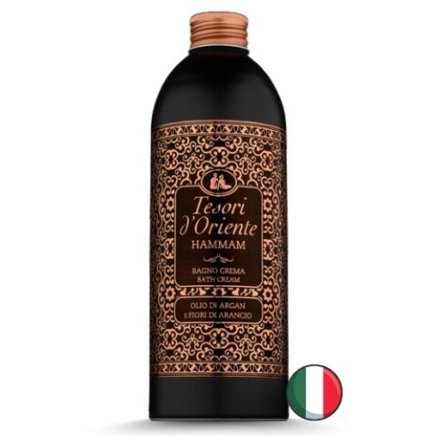 Tesori d'Oriente Hammam Płyn do Kąpieli Olej Arganowy Kwiat Pomarańczy 500 ml (Włochy) Tesori d'Oriente Hammam Płyn do Kąpieli Olej Arganowy Kwiat Pomarańczy 500 ml (Włochy)
