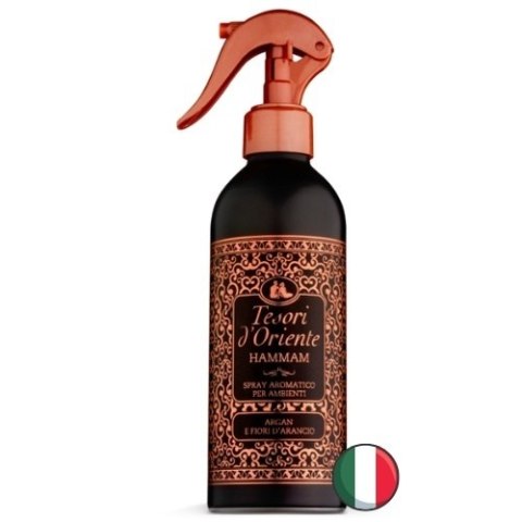 Tesori d'Oriente Odświeżacz Powietrza w Sprayu Hammam Argan Kwiat Pomarańczy 250 ml (Włochy) Tesori d'Oriente Odświeżacz Powietrza w Sprayu Hammam Argan Kwiat Pomarańczy 250 ml (Włochy)