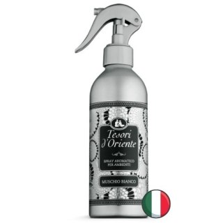 Tesori d'Oriente Odświeżacz Powietrza w Sprayu Muschio Bianco Białe Piżmo 250 ml (Włochy)