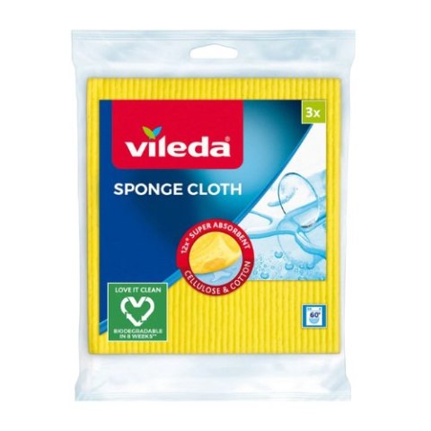 Vileda Pucerka Gąbkowa Mięsista Gąbka Ściereczka Ścierka 3 szt. Vileda Pucerka Gąbkowa Mięsista Gąbka Ściereczka Ścierka 3 szt.