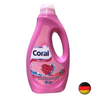 Coral Wolle & Feines Żel do Prania Wełny Jedwabiu Delikatnych Tkanin 26 prań (Niemcy)