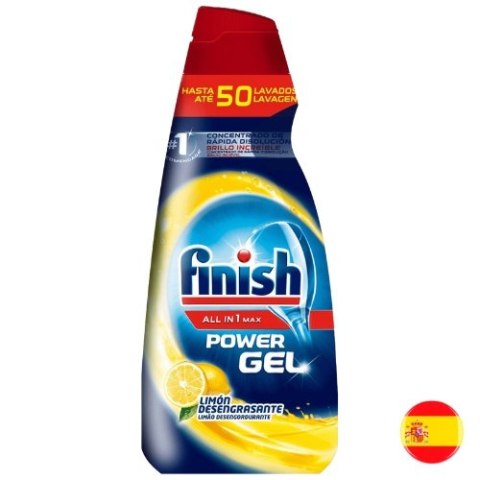 Finish All in One Lemon Żel do Zmywarki Cytrynowy 50 myć (Hiszpania) Finish All in One Lemon Żel do Zmywarki Cytrynowy 50 myć (Hiszpania)