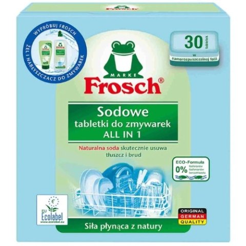 Frosch Soda Tabletki Sodowe do Zmywarki All in 1 Ekologiczne 30 szt. Frosch Soda Tabletki Sodowe do Zmywarki All in 1 Ekologiczne 30 szt.