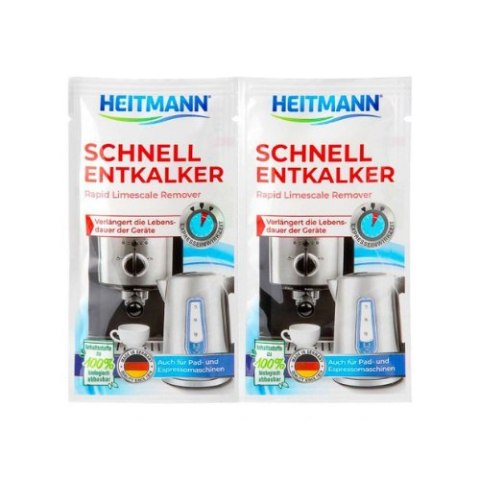 HEITMANN Odkamieniacz w Saszetkach Do Ekspresu Czajnika 2x15g (Niemcy) HEITMANN Odkamieniacz w Saszetkach Do Ekspresu Czajnika 2x15g (Niemcy)