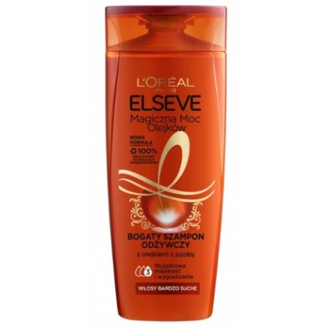 Loreal Paris Elseve Magiczna Moc Olejków Szampon Odżywczy do Włosów Bardzo Suchych 400 ml Loreal Paris Elseve Magiczna Moc Olejków Szampon Odżywczy do Włosów Bardzo Suchych 400 ml