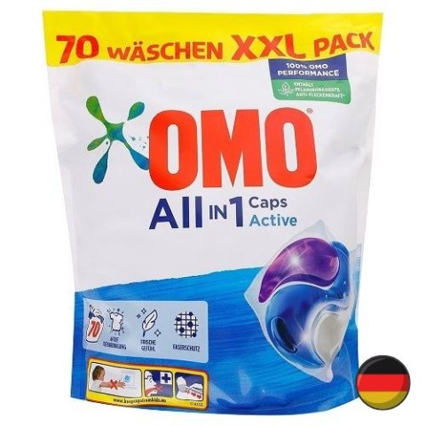OMO Active Uniwersalne Kapsułki do Prania XXL 70 szt. (Niemcy) OMO Active Uniwersalne Kapsułki do Prania XXL 70 szt. (Niemcy)