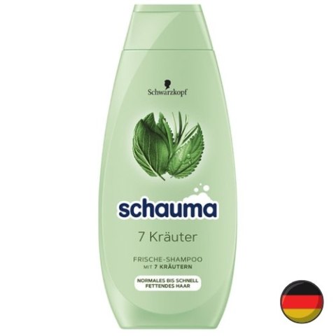 Schauma 7 Ziół Kräuter Szampon do Włosów Normalnych i Przetłuszczających Się 400 ml (Niemcy) Schauma 7 Ziół Kräuter Szampon do Włosów Normalnych i Przetłuszczających Się 400 ml (Niemcy)
