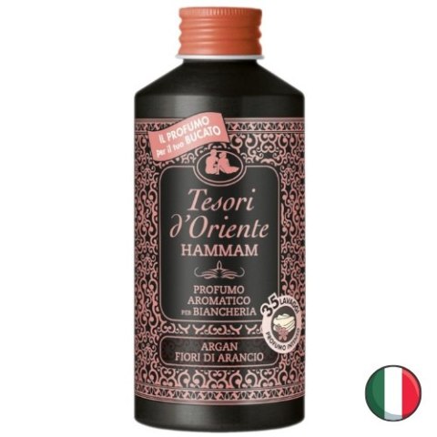 Tesori d'Oriente Hammam Perfumy do Prania Tkanin Płukania Argan Kwiat Pomarańczy 35 prań (Włochy) Tesori d'Oriente Hammam Perfumy do Prania Tkanin Płukania Argan Kwiat Pomarańczy 35 prań (Włochy)
