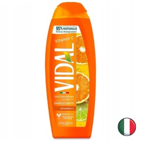 Vidal Vitamin C Żel pod Prysznic Witamina C 250 ml (Włochy) Vidal Vitamin C Żel pod Prysznic Witamina C 250 ml (Włochy)