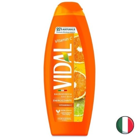 Vidal Vitamin C Żel pod Prysznic Witamina C 600 ml (Włochy) Vidal Vitamin C Żel pod Prysznic Witamina C 600 ml (Włochy)