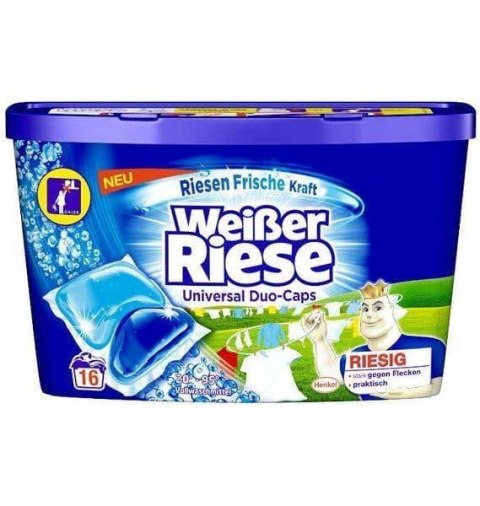 Weiser Riese Kapsułki do Prania Universal Duo-Caps 16 szt. (Niemcy) Weiser Riese Kapsułki do Prania Universal Duo-Caps 16 szt. (Niemcy)