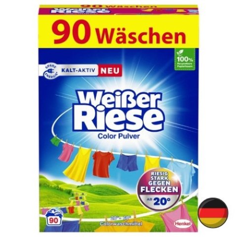 Weiser Riese Proszek do Prania Koloru 90 prań (Niemcy) Weiser Riese Proszek do Prania Koloru 90 prań (Niemcy)