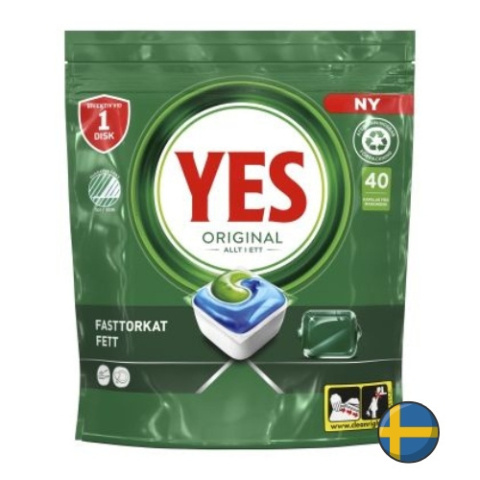 Yes (Fairy) Original All-in-1 Tabletki do Zmywarki 40 szt (Szwecja) Yes (Fairy) Original All-in-1 Tabletki do Zmywarki 40 szt (Szwecja)