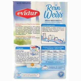 Zestaw 2X Evidur Reinweiss Proszek do Prania Firan i Białego (Niemcy)